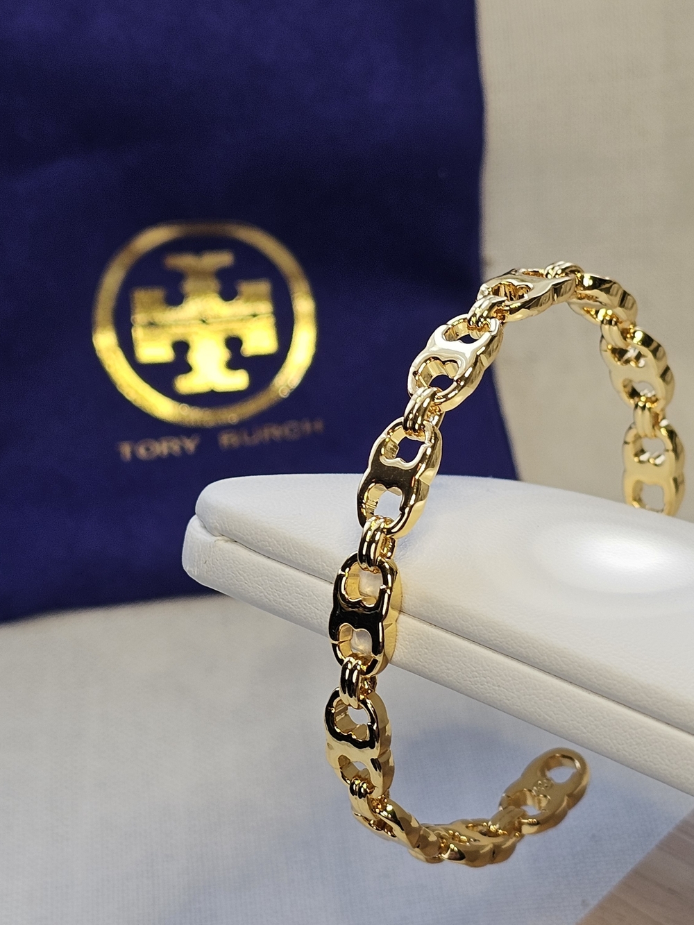 Tory Burch Gemini Link Bracelet New With Dustbag